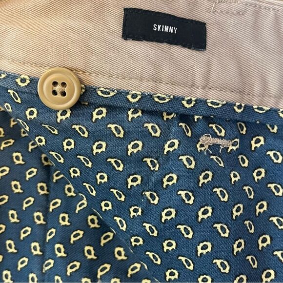 BONOBOS Skinny Stretched Washed Chino Pants in The Kahkis Size 31/30 - Picture 13 of 16